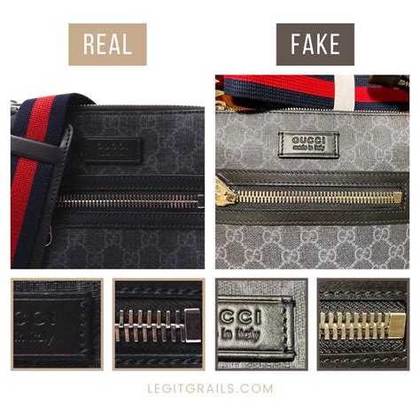 fake gucci messenger|how to spot a Gucci bag.